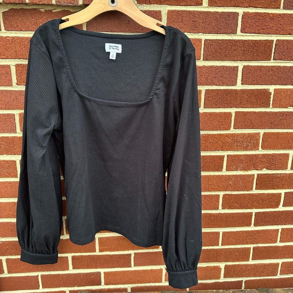 Black Long Sleeve Top